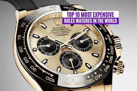 high end rolex price|the most expensive rolex world.